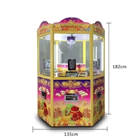 6 p Coin Pusher Fabricant Ticket Jeux de rachat 6 Joueurs Jeu de poussoir de pièces à revenu élevé