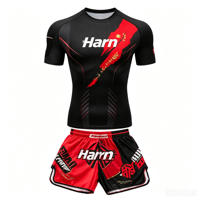 Maillot de compression BJJ personnalisé OEM par sublimation avec votre logo pour hommes, femmes et enfants, étiquette personnalisée