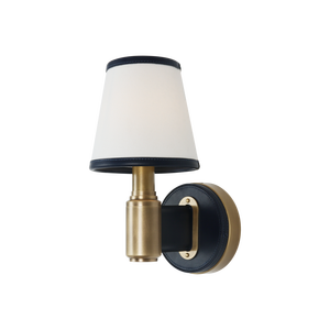 Lámpara de lectura de tela de cobre personalizada para dormitorio de hotel moderno, lámpara de pared LED de cuero con cuerpo de tela luminosa. - Product Image 4