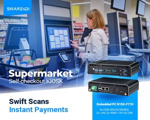 Tiêu thụ điện năng thấp 12th <span class=keywords><strong>CPU</strong></span> N100 N150 Quad Core DDR4 hỗ trợ 4K 3 hiển thị 4com win11/Linux New không quạt công nghiệp kiosk PC - Product Image 6