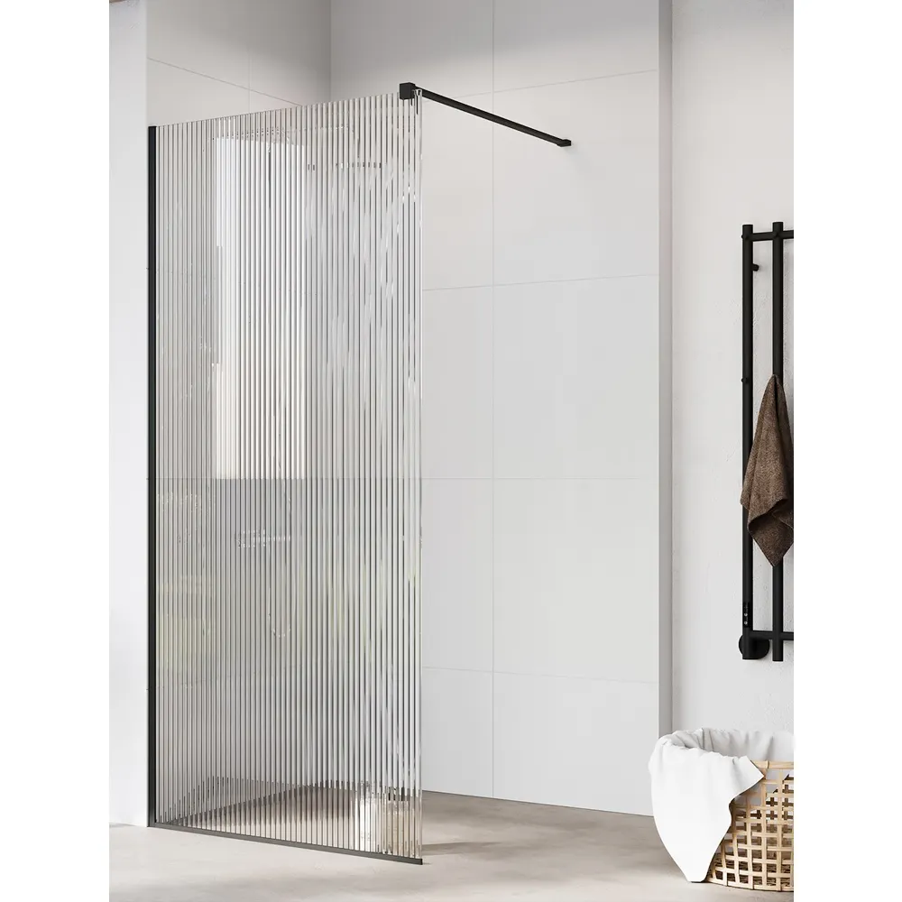 Cabina de ducha de acero inoxidable, cabina de ducha de vidrio transparente, Led de vapor, de lujo, más Popular