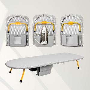 Petite <span class=keywords><strong>planche</strong></span> à <span class=keywords><strong>repasser</strong></span> portable de table avec support pour fer à <span class=keywords><strong>repasser</strong></span> et housses 100 % coton résistantes à la chaleur, outils à cadre en acier - Product Image 1