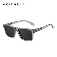 Lunettes de soleil tendance 2026 Veithdia 7918 pour hommes, style œil de chat surdimensionné, verres TAC anti-reflet et anti-UV, idéales pour la plage et la conduite quotidienne