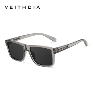 Óculos de Sol Masculinos Veithdia 7918 Oversized <span class=keywords><strong>Cat</strong></span> Eye TAC Antirreflexo com Bloqueio UV para Uso Diário, Praia e Direção - Lançamento 2026 - Lentes de Sol Fashion - Product Image 4
