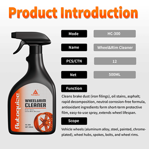 Limpiador de <span class=keywords><strong>Llantas</strong></span> y Neumáticos Espumoso con pH Neutro de Fuerza Profesional Autoquize, Seguro <span class=keywords><strong>para</strong></span> Todas las <span class=keywords><strong>Llantas</strong></span>, Suministro <span class=keywords><strong>para</strong></span> Detallado de Automóviles - Product Image 1