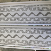Panel de Techo de PVC Perforado Impermeable e Ignífugo de 200x6mm para Diseño de Techo Falso en Baños y Decoración de Interiores