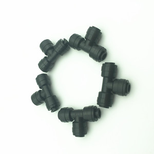 Connecteur en T noir de qualité alimentaire PPE 2-3 kg de pression pour systèmes d'irrigation de jardin et de refroidissement, tuyau en vrac - Product Image 3