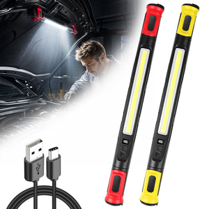 Folding Magnetic Hook COB <b>Work</b> <b>LED</b> <b>Light</b> 2400mAh <b>Rechargeable</b> Underhood Workshop Car Repair <b>Light</b> USB Powered - Product Image 1