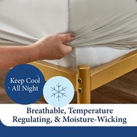 Ensemble de draps en mélange de polyester et de bambou de haute qualité Offre Spéciale ensemble de literie rafraîchissant et respirant de 4 pièces draps doux et soyeux