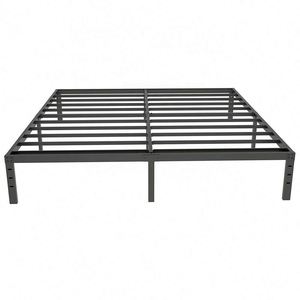 WEKIS Metal Hostel <b>Platform</b> Double Queen <b>Beds</b> Stainless Steel Iron <b>Frame</b> <b>Bed</b> - Product Image 4