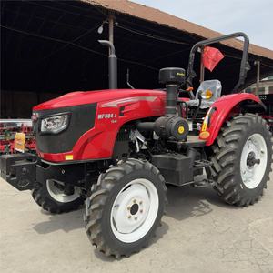 Nuevo Tractor Agrícola Rojo 804 de Cuatro Ruedas con Tracción en las Cuatro Ruedas, Maquinaria Multifuncional para Labranza Rotativa y Siembra - Product Image 1