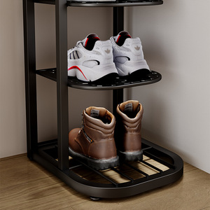Étagère à chaussures Jinsheng, multi-niveaux, en métal, étroite, gain de place, pour entrée, armoire à chaussures d'intérieur - Product Image 3