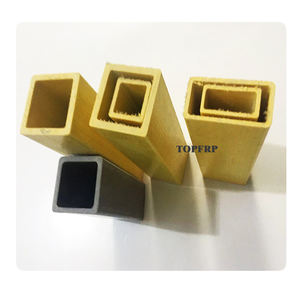 グラスファイバーチューブ100x100ファイバープロファイル高強度Frpスクエアチューブ - Product Image 1