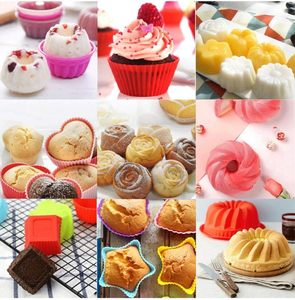 ถ้วยซิลิโคนทำมัฟฟินลายลูกไม้ DIY สำหรับทำสบู่ เค้ก ช็อกโกแลต พุดดิ้ง แบบ 4 ชิ้น เป็นมิตรกับสิ่งแวดล้อม ทันสมัย - Product Image 4