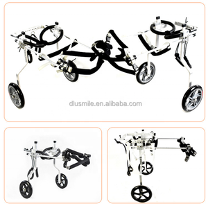 USMILEPET Lightweight Aluminum Alloy Dog <strong>Wheelchair</strong> Adjustable for <strong>Disabled</strong> Hind Legs Walking for Back Legs - Product Image 6