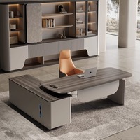 Bureau électrique à hauteur réglable, double moteur, en PVC, grand format, moderne, luxe léger, pour bureau, avec livraison à domicile