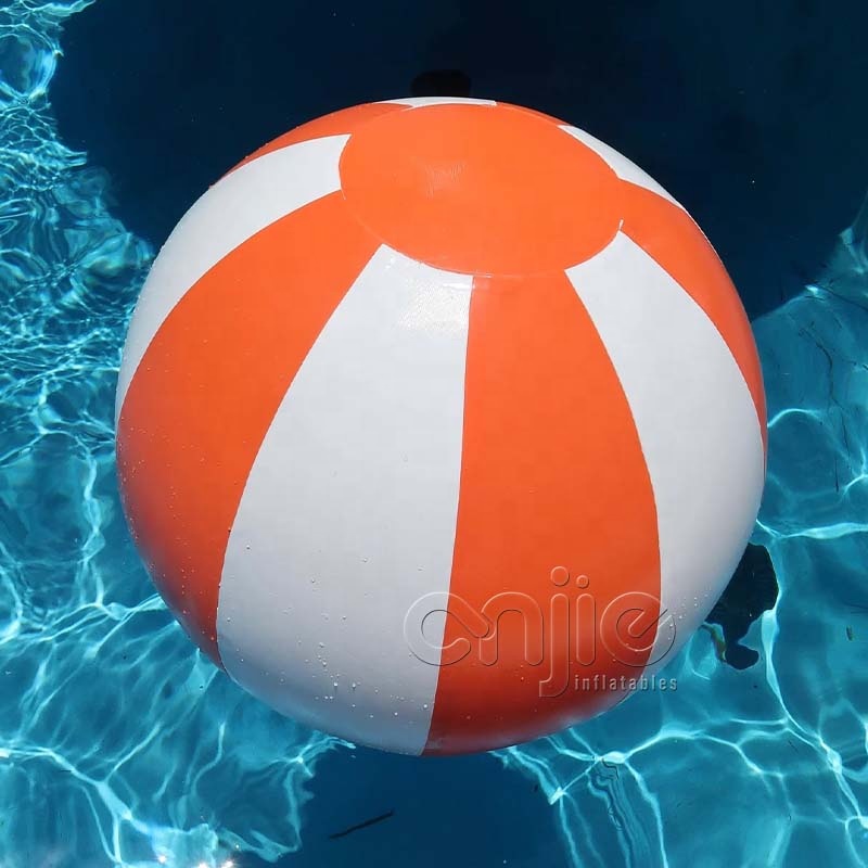 虹色のジャンボビーチボール、夏のパーティー用インフレータブルビーチ