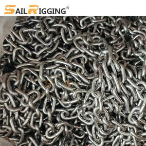 Catena a maglie lunghe 3MM 4MM 5MM 6MM in acciaio ferro con catena saldata DIN763 placcata in zinco DIN763 - Product Image 5