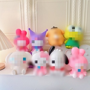 Luckykoo, superventas, Mini hucha azul personalizada, hucha de PVC para niños, caja de seguridad para <span class=keywords><strong>dinero</strong></span> de cumpleaños - Product Image 2