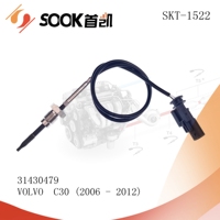 Capteur de température des gaz d'échappement (EGT) SOOK, modèle métallique SKT-1522, OEM 31430479, neuf, garantie 12 mois pour voiture