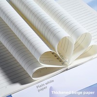 Carnet A5 à spirale – Édition Cadeau – Style Chic et Frais – Pages lignées épaissies avec perforations et bords détachables pour