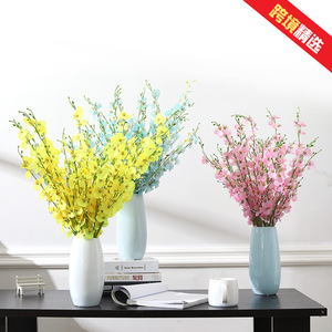 ดอกกล้วยไม้ประดิษฐ์ขนาด 95 ซม. ดอกไม้ผ้าไหมจำลองคุณภาพสูงสำหรับตกแต่งงานแต่งงานและบ้าน - Product Image 3