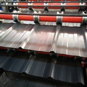 Tấm lợp Máy làm ngói tráng men Máy làm thép mạ kẽm tấm lợp Máy ép - Product Image 4