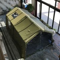 Tente de camping gonflable de haute qualité pour 5 à 8 personnes, en coton mélangé, pour la famille en plein air, fabriquée avec du tissu Oxford imperméable
