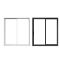 Usine fibre de verre fermeture en douceur cadre en aluminium porte coulissante en verre intérieur diviseur de pièce
