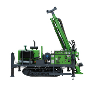 Foreuse rotative hydraulique complète à chenilles, alimentée par moteur diesel, pour puits d'eau de 500m et 200m, avec vitesse de forage rapide et structure optimisée