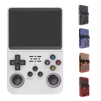 Console de jeu portable R36S, écran IPS de 3,5 pouces, système open source Linux, Wi-Fi, cadeau de Noël, GameBoy, 20000 jeux intégrés