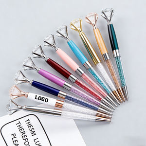 Bolígrafo de Metal Giratorio con Diamantes Grandes, Logotipo Personalizado Impreso, Bolígrafo de Cristal, Promoción, Actividad Corporativa, Regalo Empresarial, Bolígrafos - Product Image 1