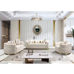 Soggiorno di lusso divani in vera pelle <span class=keywords><strong>divano</strong></span> Set mobili moderno <span class=keywords><strong>divano</strong></span> soggiorno divani per la casa 3 posti - Product Image 3