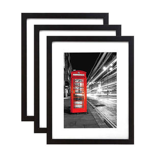 Hot Sale Customized logo and Size Picture <strong>Frame</strong> Wall Hanging <strong>Gallery</strong> Display MDF Black Picture Photo <strong>Frame</strong> - Product Image 1