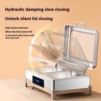 NICEKITCHEN – Équipement de maintien au chaud intelligent en acier inoxydable pour buffet de petit-déjeuner d'hôtel, table chauffante électrique isolante