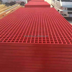 Grille de passage en plastique utilisée dans les usines chimiques, grille de sol en fibre de verre <span class=keywords><strong>50x50</strong></span>, panneau <span class=keywords><strong>composite</strong></span> en FRP, grille en plastique moulé - Product Image 4