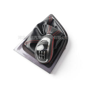 Pomo de palanca de cambios Chery Arrizo 5, diseño ergonómico de plástico Pu para coches con transmisión manual - Product Image 1