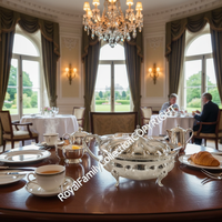 Pot à sucre et à parmesan en métal argenté Sheffield, écologique, toutes saisons, style anglais classique, pour table, décoration royale pour la maison