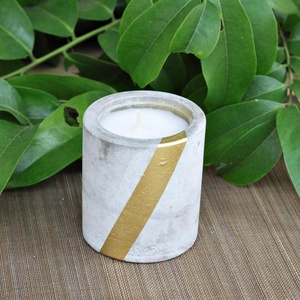 Round <b>Paraffin</b> Candle Jar for Home Decor in Various Colors - Product Image 2