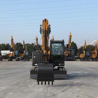 Mini-excavatrice sur chenilles RAYLANDER XE80E de 9,5 tonnes, modèle le plus vendu en Chine, avec pompe PLC, boîte de vitesses et moteur, pour travaux de terrassement