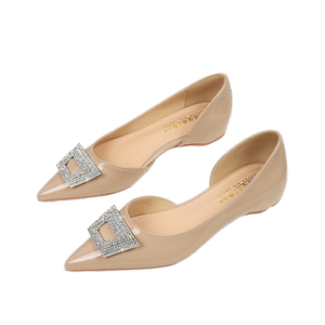 Sandalias de verano de tacón fino estilo europeo-americano, sin cordones, de tacón súper alto, huecas, de punta, a la moda, de goma sólida, tendencia. - Product Image 1