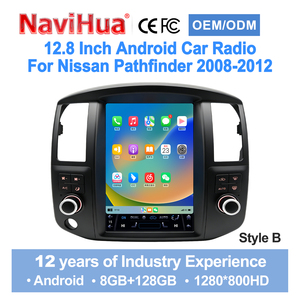 NaviHua For Nissan Pathfinder 2008-2012 <b>Car</b> Upgrade 12.8'' <b>Android</b> <b>Car</b> Radio GPS DSP Multimedia Player Auto Stereo Style B Unit - Product Image 1