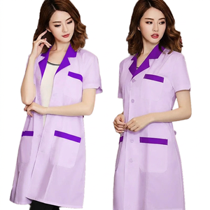 Costume de médecin pour femme, uniforme d'hôpital, veste en polyester/coton - Product Image 3