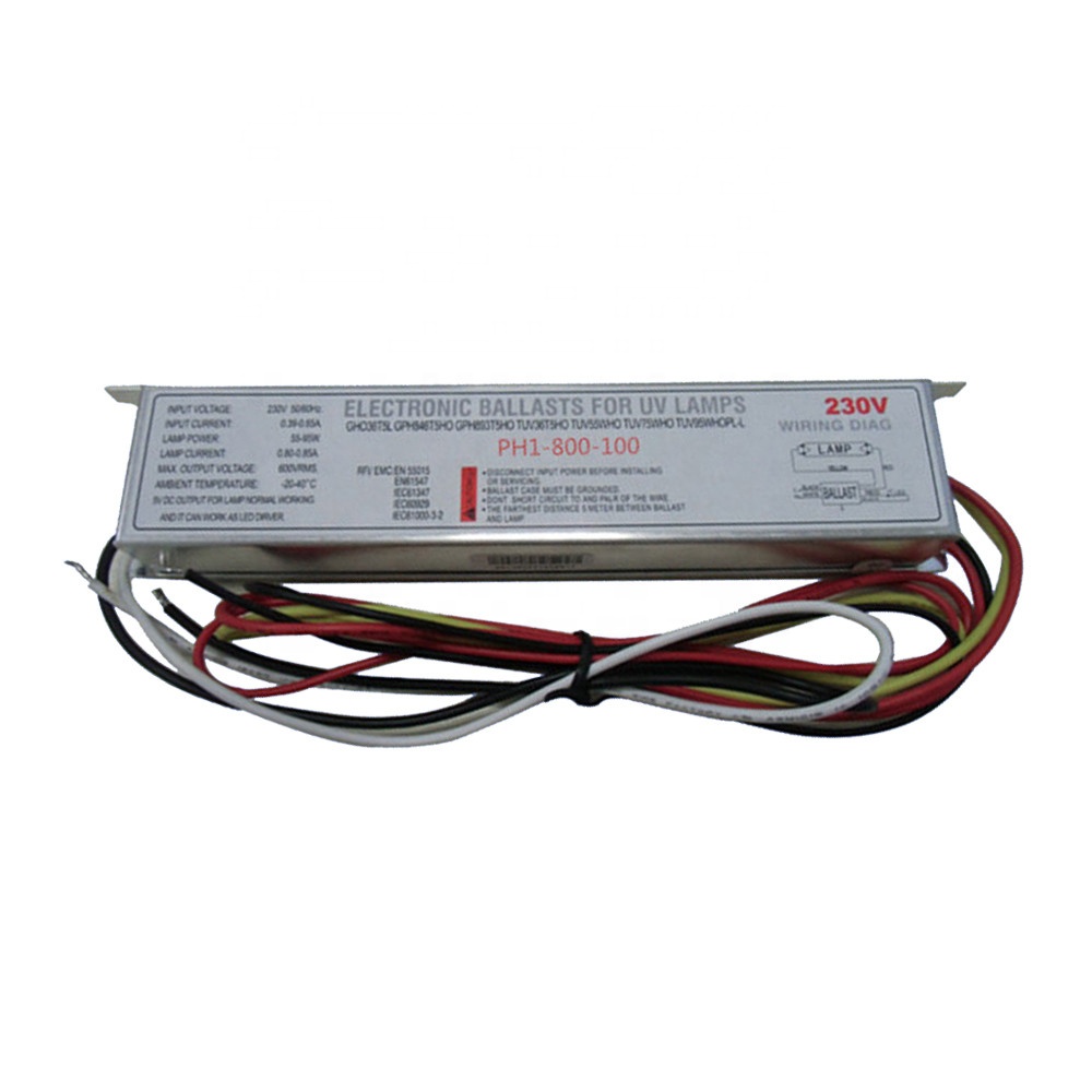 УФ-лампа 55 Вт до 95 Вт, электронный балласт, стерилизатор питьевой воды, балласты