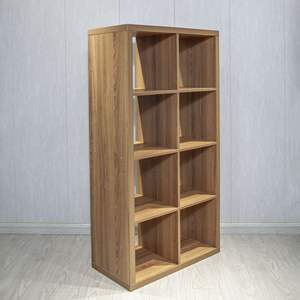 DB Smart Cube Organizador de 8 cubos Color nogal Estantería 2x4 con estantes traseros abiertos para almacenamiento en el hogar y la Oficina - Product Image 4