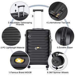 Maleta de Viaje de Gran Capacidad con Diseño Personalizado, Modelo Exsisted, Resistente, Ligera, con Ruedas Suaves, Tipo Trolley - Product Image 3