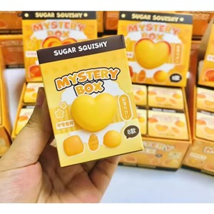 ของเล่นบีบคลายเครียดแบบสโลว์รีบาวด์ กล่องสุ่มขนมปังบีบคลายเครียด ของเล่นบีบคลายเครียดแบบสโลว์รีบาวด์ Rednote ของเล่นบีบคลายเครียด SugarSquishy ขายส่ง - Product Image 3