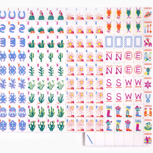 ชุดไพ่นกกระจอกอะคริลิคแบบแบนราบ The Ranch Line รุ่น Miss Custom Luxury แกะสลักลายคริสต์มาส สไตล์อเมริกัน จำนวน 160 ชิ้น สำหรับใช้ในบ้าน - Product Image 1