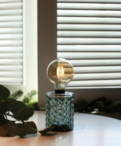 Kanlong 8.5x21.7cm <span class=keywords><strong>lampe</strong></span> led abat-jour en verre avec ampoule à filament <span class=keywords><strong>Edison</strong></span> petite <span class=keywords><strong>lampe</strong></span> <span class=keywords><strong>de</strong></span> <span class=keywords><strong>table</strong></span> led - Product Image 2