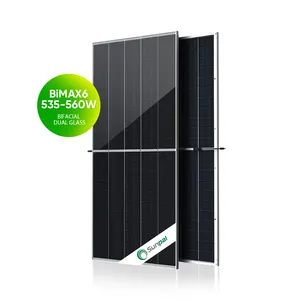 Transparent Photovoltaic Solar Panels Eu Warehouse 450 500 550 600 700 Watt 550W Solar Panels Manufacturers In China